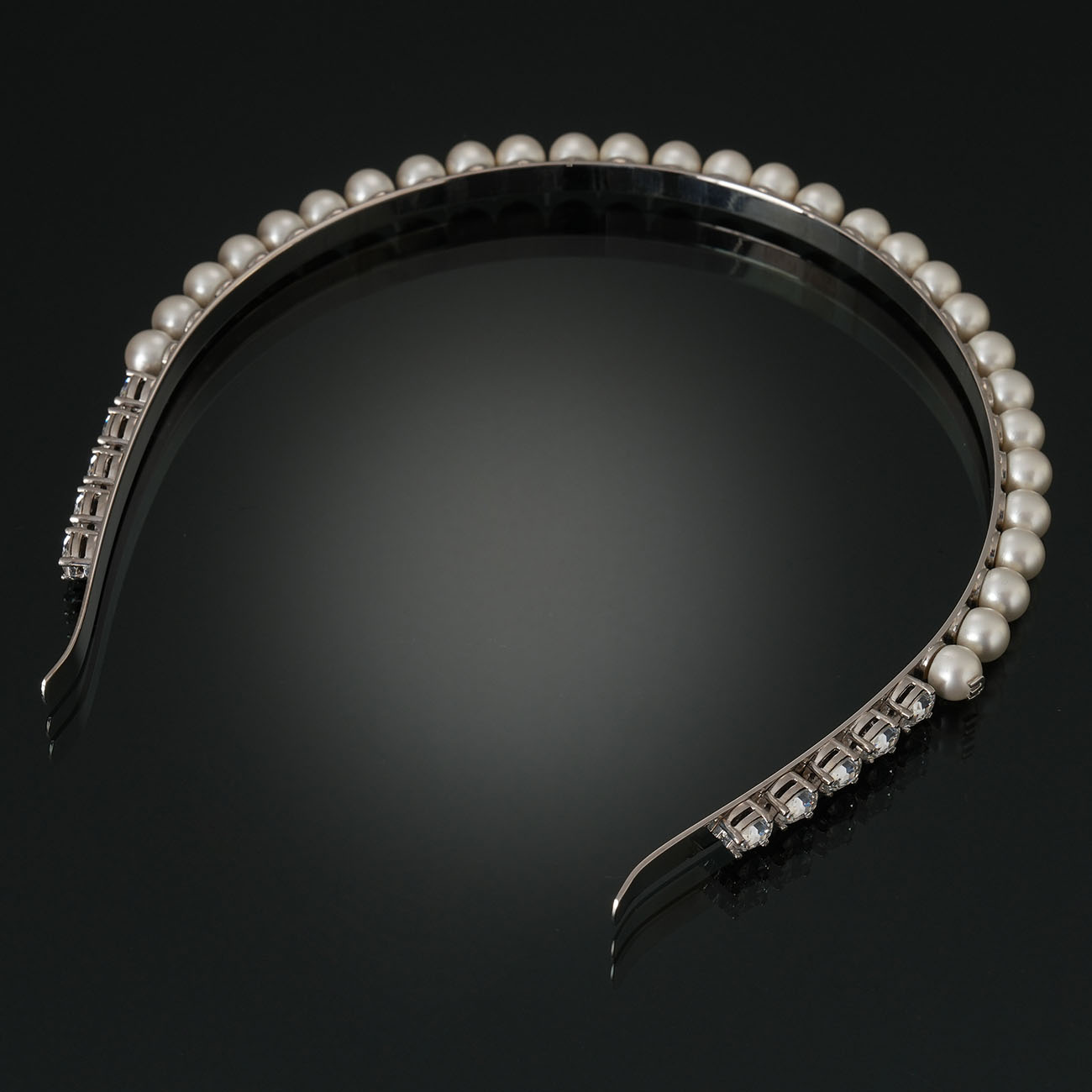 MIU MIU(USED)미우미우 5JH088 메탈 헤어밴드